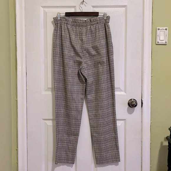 Joe Fresh plaid trousers with adjustable waist - Picture 3 of 4